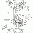 625 SXC Cylinder head 625
