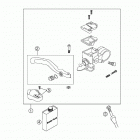 50 SX PRO JUNIOR LC, 50 SX PRO SENIOR LC Hand brake cylinder 50 lc