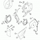 125/200 SX, MXC, EXC Air filter box 200 sx