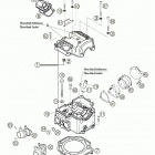 660 SUPERMOTO FACTORY REPLICA Cylinder head 660