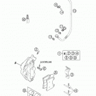 640 DUKE II Тормозной механизм передний