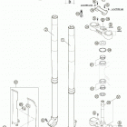 625 SXC Передняя вилка