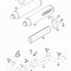 660 SUPERMOTO FACTORY REPLICA Silencer, pipes 660