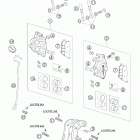 950ADVENTURE Vorne brembo brake caliper front brembo 950