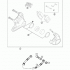 65 SX Brake caliper rear grimeca 65