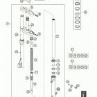 50 SX PRO JUNIOR LC, 50 SX PRO SENIOR LC Передняя вилка marzocchi 50 junior lc