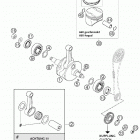 660 SUPERMOTO FACTORY REPLICA Crankshaft, piston 660