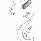 50 SX PRO JUNIOR LC, 50 SX PRO SENIOR LC Exhaust system 50 lc