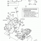 250/300/380 SX, MXC, EXC Engine case 250 / 300 / 380