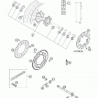 660 SUPERMOTO FACTORY REPLICA Rear wheel 660