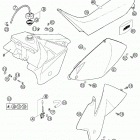 400/520 SX, MXC, EXC RACING Tank, seat, cover 400 / 520 mxc, exc