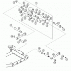 660 SUPERMOTO FACTORY REPLICA Lever anlenkung pro lever system