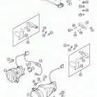 640 LC4 ADVENTURE Head light, rear light, flasher 640