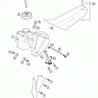 50 SX PRO JUNIOR LC, 50 SX PRO SENIOR LC Tank, seat, cover 50 lc