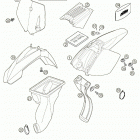 50 SX PRO JUNIOR LC, 50 SX PRO SENIOR LC Mask, fenders 50 lc