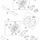 50 MINI ADVENTURE GS Front and rear wheel 50 gs