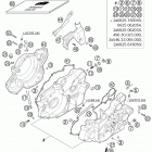 400/520 SX, MXC, EXC RACING Engine case 400 / 520