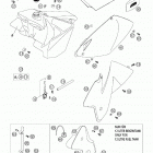 250/300/380 SX, MXC, EXC Tank, seat, cover mxc, exc 250 / 300 / 380