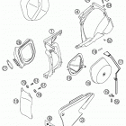 125/200 SX, MXC, EXC, SGP-GS Air filter box 125-380