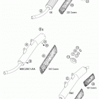 250/300/380 SX, MXC, EXC Silencer 380