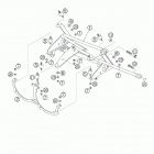 640 LC4 ADVENTURE Head light support 640
