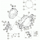 250/300/380 SX, MXC, EXC Clutch cover 250 / 300 / 380