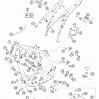 640 LC4 ADVENTURE Frame, sub frame 640