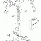 250/300/380 SX, MXC, EXC Rear brake control 125-380