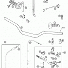 400/520 SX, MXC, EXC RACING Handlebar, controls 400 / 520