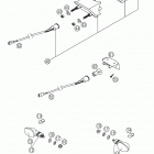 250/300/380 SX, MXC, EXC Flasher, rear light 125-380