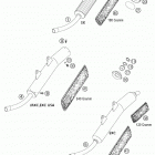 250/300/380 SX, MXC, EXC Silencer 250 / 300