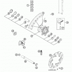 400/520 SX, MXC, EXC RACING Front wheel mxc, exc usa, aus