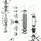 50 SX PRO JUNIOR LC, 50 SX PRO SENIOR LC Shock absorber disassembled 50 senior lc