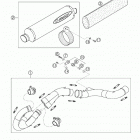 660 SUPERMOTO FACTORY REPLICA Silencer, pipes 660