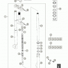50 MINI ADVENTURE GS Front fork marzocchi 50 gs