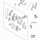 660 RALLYE Тормозной механизм передний