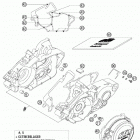 125/200 SX, MXC, EXC, SGP-GS Engine case 125 / 200