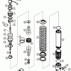50 SX PRO JUNIOR LC, 50 SX PRO SENIOR LC Shock absorber disassembled 50 junior lc