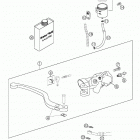 660 SUPERMOTO FACTORY REPLICA Hand brake cylinder 660