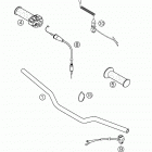 50 SX PRO JUNIOR LC, 50 SX PRO SENIOR LC Handlebar, controls 50 lc