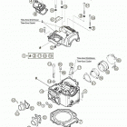 660 SUPERMOTO FACTORY REPLICA Cylinder head 660