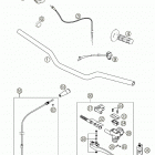 65 SX Handlebar, controls 65