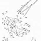 660 SUPERMOTO FACTORY REPLICA Frame, sub frame 660