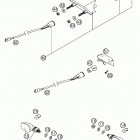 125/200 SX, MXC, EXC, SGP-GS Flasher, rear light 125-380