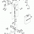 125/200 SX, MXC, EXC, SGP-GS Rear brake control 125-380