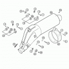 640 LC4 ADVENTURE Silencer hgs4 640