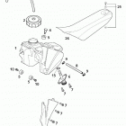 50 SX Pro Senior LC CHASSIS / ENGINE Tank, sitzbank, verkleidung tank, seat, cover 50 lc