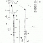 50 Mini Adventure, SX Junior/Senior, JR/SR Adventure CHASSIS Telegabel paioli front fork paioli 50 sx junior, 50 jr a...