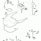 640 LC4 ADVENTURE CHASSIS Drehzahlmesser, trippmaster tachometer, trippmaster 640