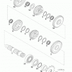 400/520 SX MXC EXC RACING ENGINE Getriebe ii 4 / 6 gang transmission ii 4 / 6 gear 400 / ...